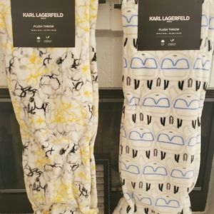 NWT Karl Lagerfeld Throw Blankets